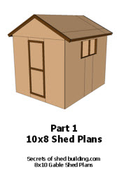 8X10 Storage Shed Plans Free