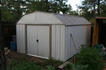 The Cheap Metal Storage Shed - 'Engineered' To Within An Inch Of It's ...