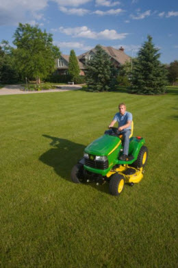 Riding Lawn Mower Shed