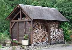 Firewood Storage Shed