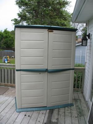 Rubbermaid Vertical Storage Shed 3746-AT-OLVSS