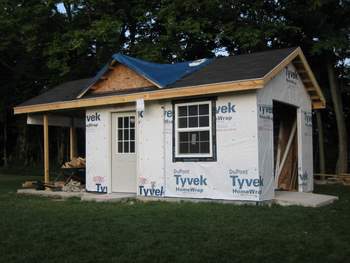 Approaching completion - siding and trim to be added soon!