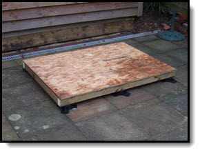 How to build a shed base for your factory supplied shed