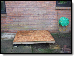 How to build a shed base for your factory supplied shed