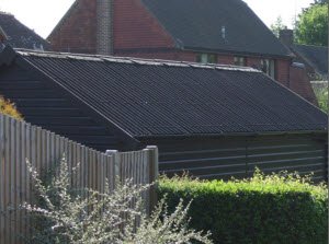 how onduline roofing panels are used as an alternative to