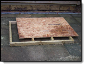 How to build a shed base for your factory supplied shed