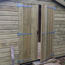 double shed doors