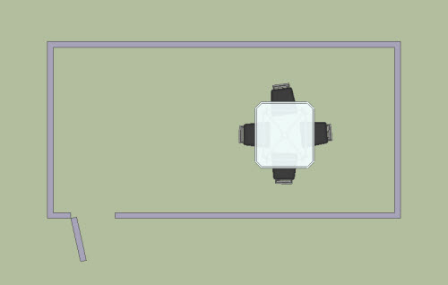 shed door location