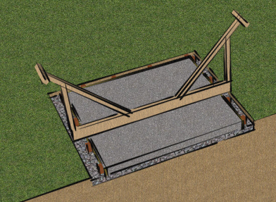 Is a Concrete Shed Base what you need?