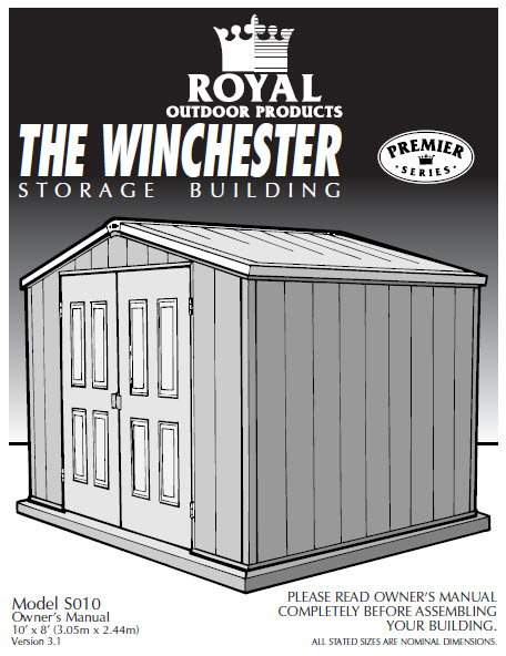 Royal Storage Shed - How Do You Get Parts Now They Are No 