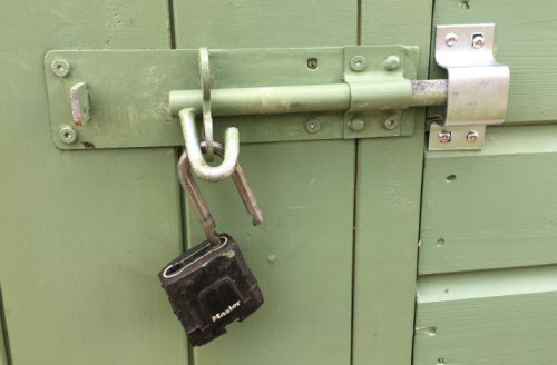 shed door keep