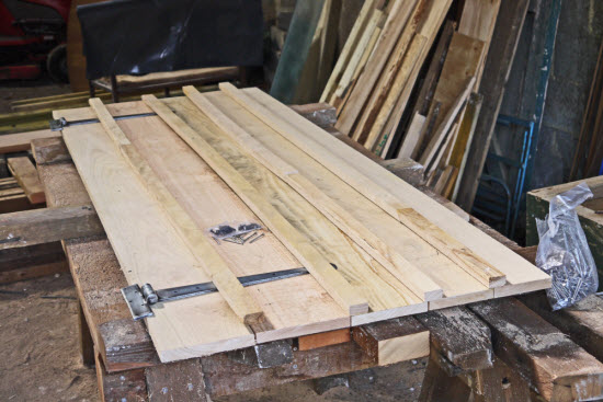 building a shed door