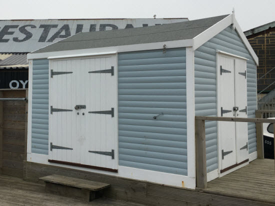 Double door shed