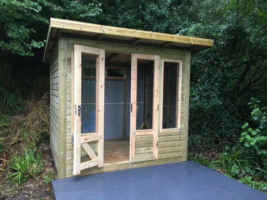 Double door shed