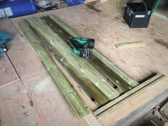 framed ledged and braced shed door