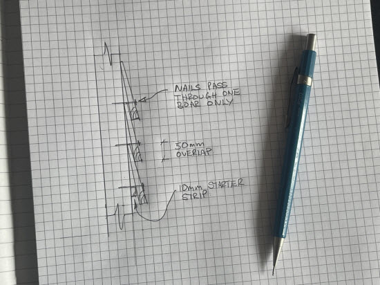 featheredge cladding sketch