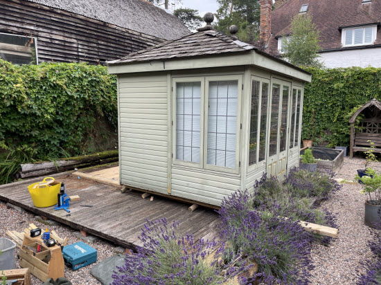 Moving a malvern summerhouse