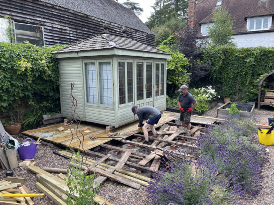 bespoke shed and bin store