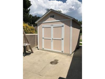 moving a storage shed on a hardstanding