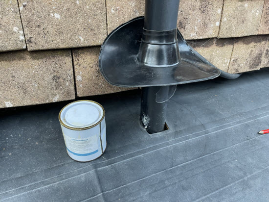 epdm pipe boot installation