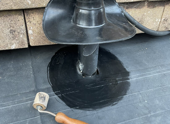 epdm pipe boot installation