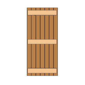 sagging shed door