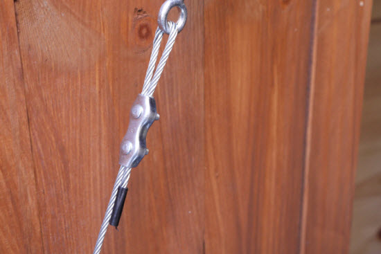 sagging shed door