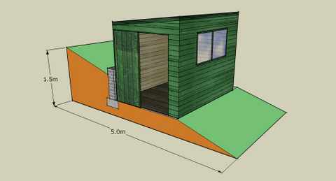 A Shed on Unlevel Ground? - Heres some help