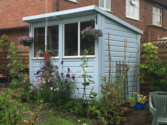 bespoke pent shed