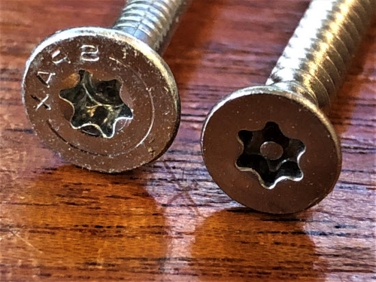 torx head screws