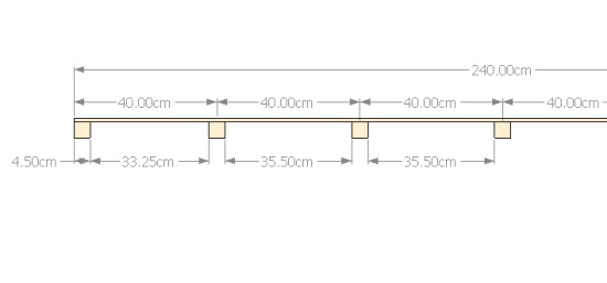 Shed wall stud spacing example