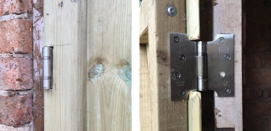 shed door hinges