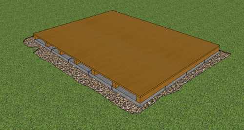 Building Shed Foundation On Slope Achieve