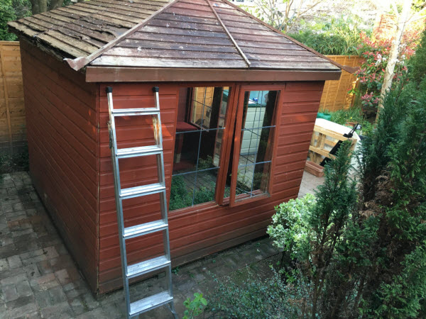 old summerhouse roof
