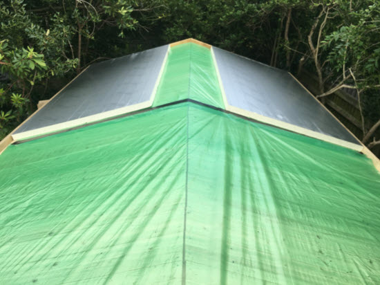 warm shed roof