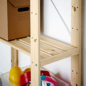 Wooden shelving for sheds discount