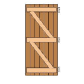 How to fix a sagging shed door - So that you can once
