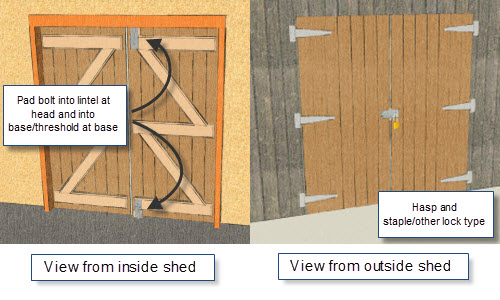 shed double doors